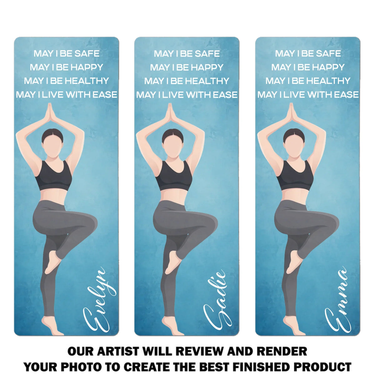 May I Live With Ease Photo - Personalized Yoga Mat