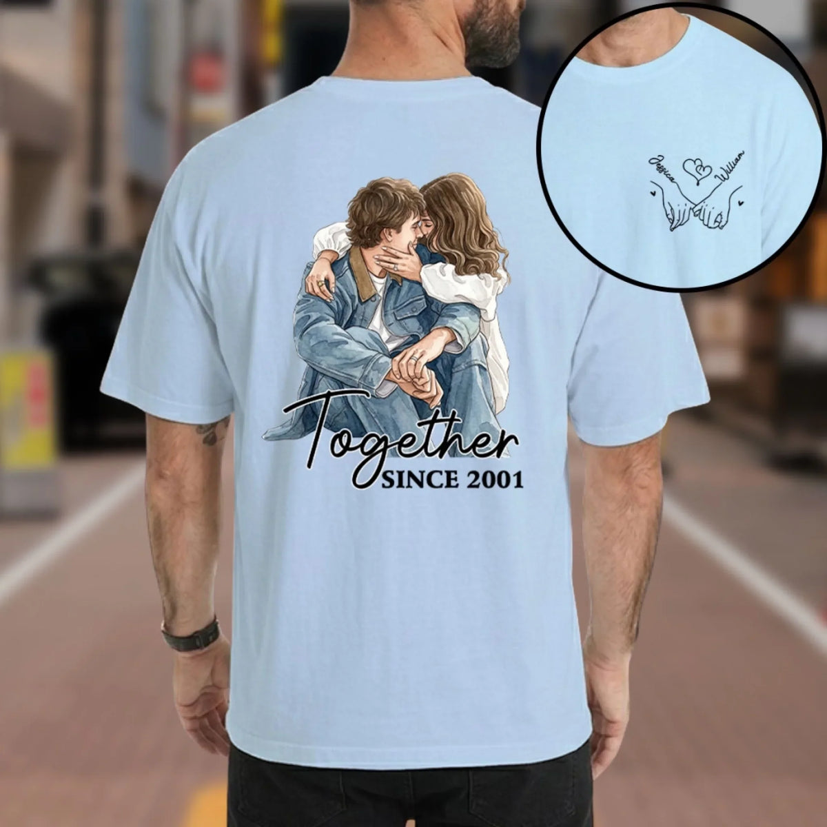 Custom Photo Christmas Anniversary Keepsake Gifts For Wife • Together Since Forever - Personalized Shirt