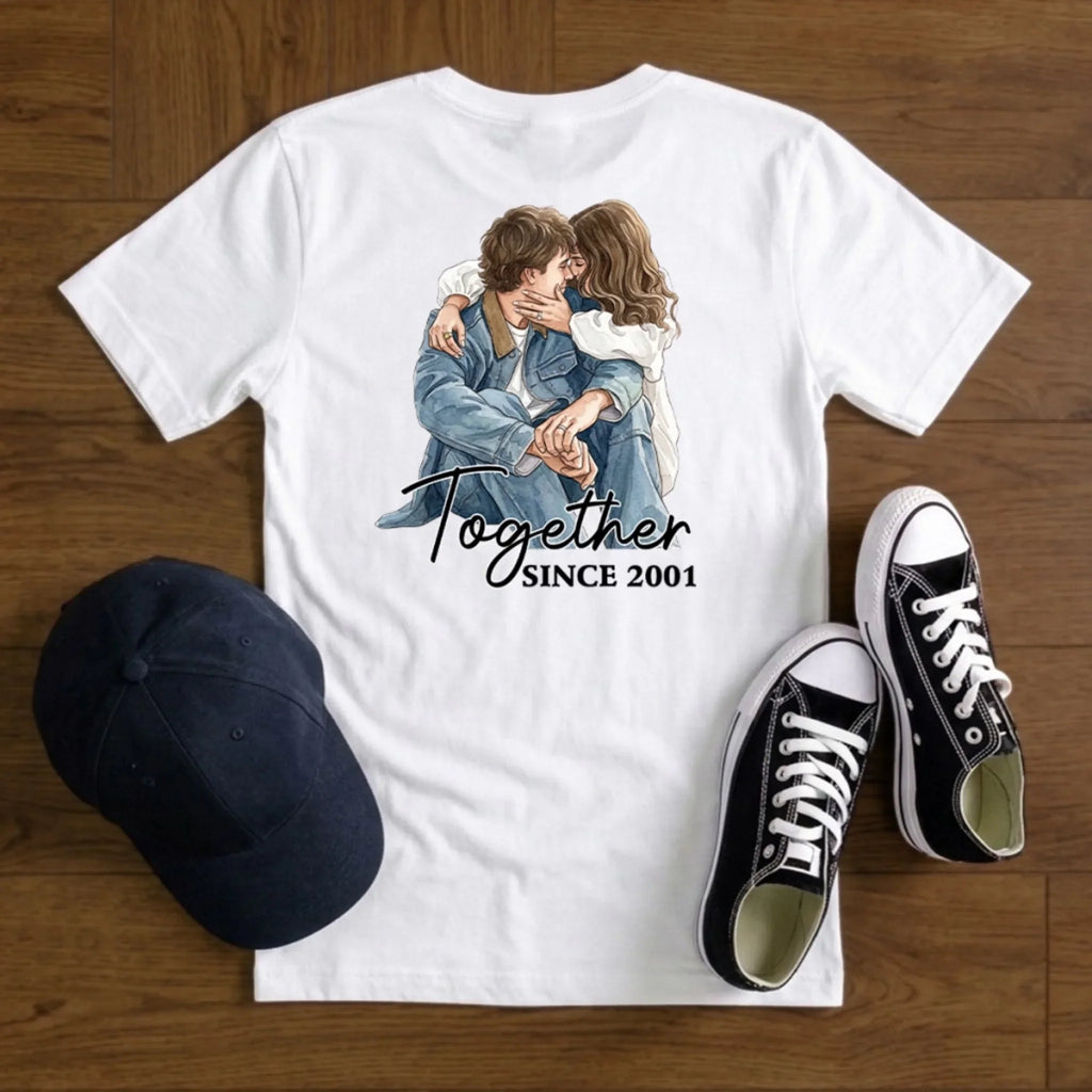 Custom Photo Christmas Anniversary Keepsake Gifts For Wife • Together Since Forever - Personalized Shirt