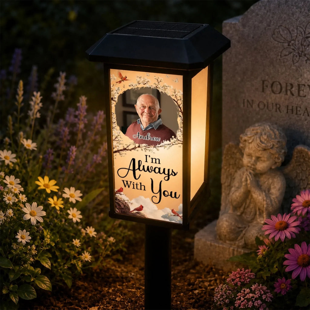 Always With You - Personalized Solar Garden Light