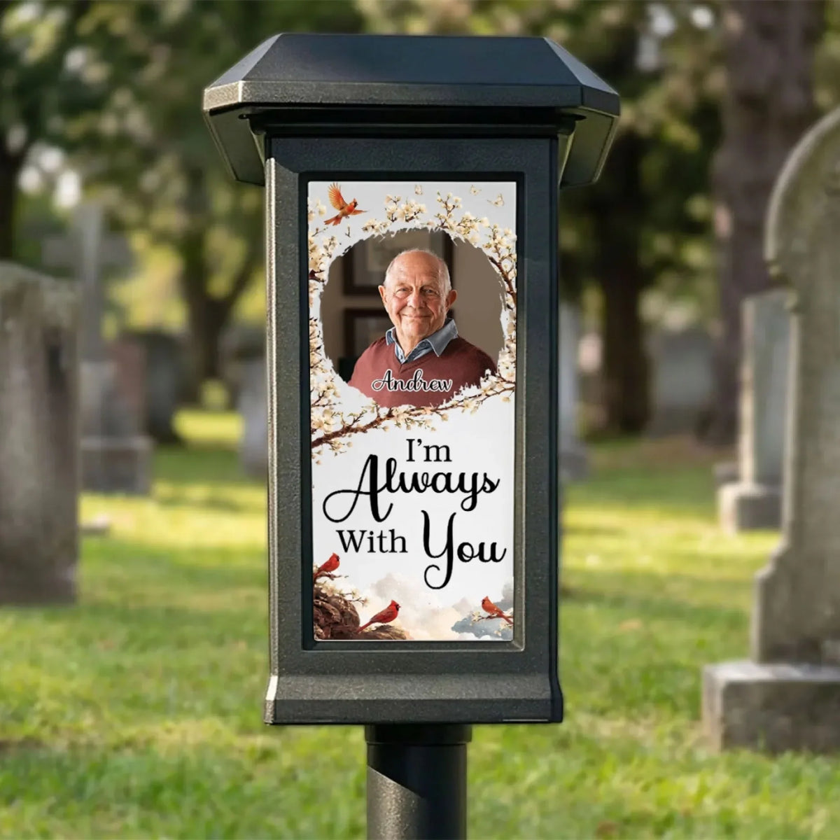 Always With You - Personalized Solar Garden Light
