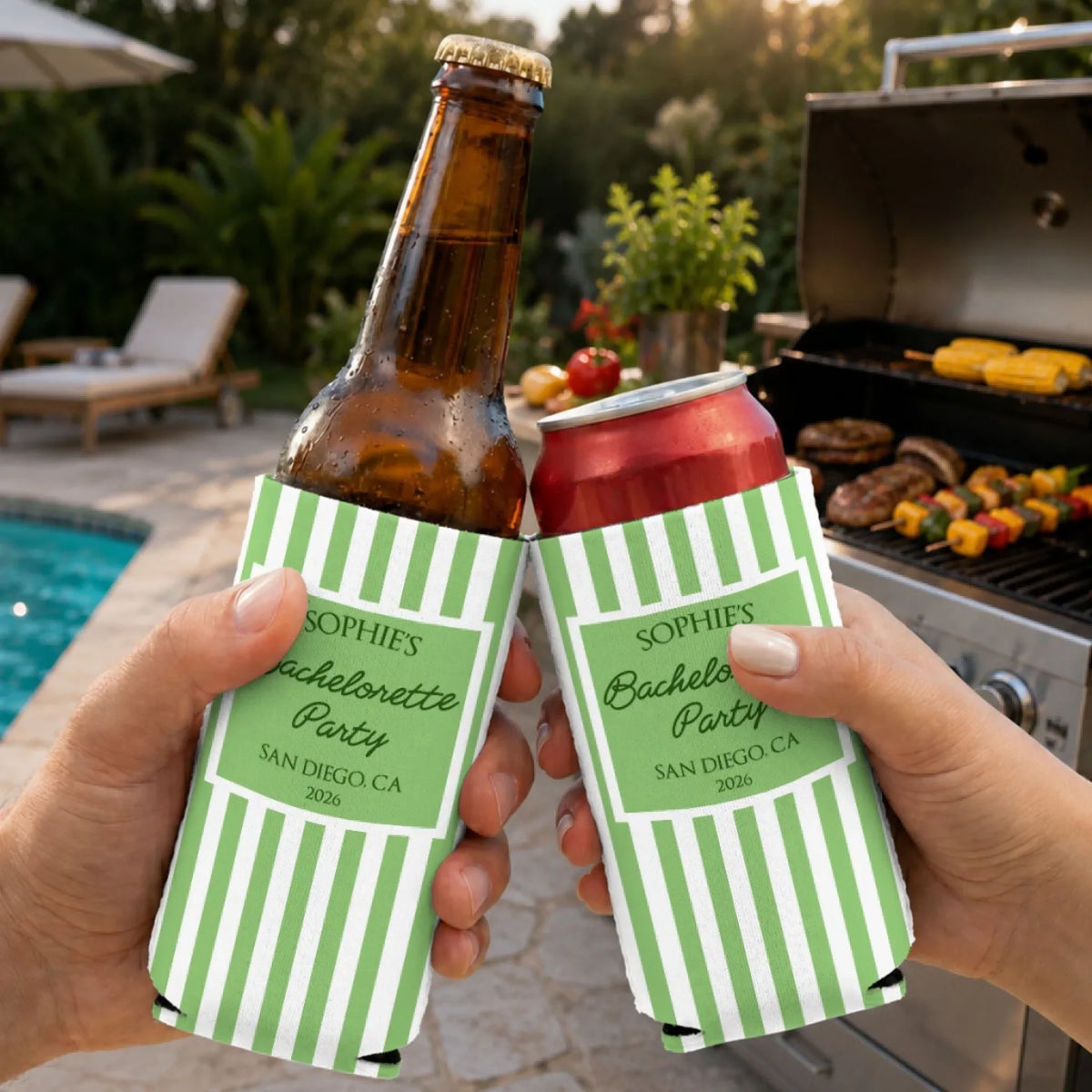 My Party - Personalized Skinny Can Cooler