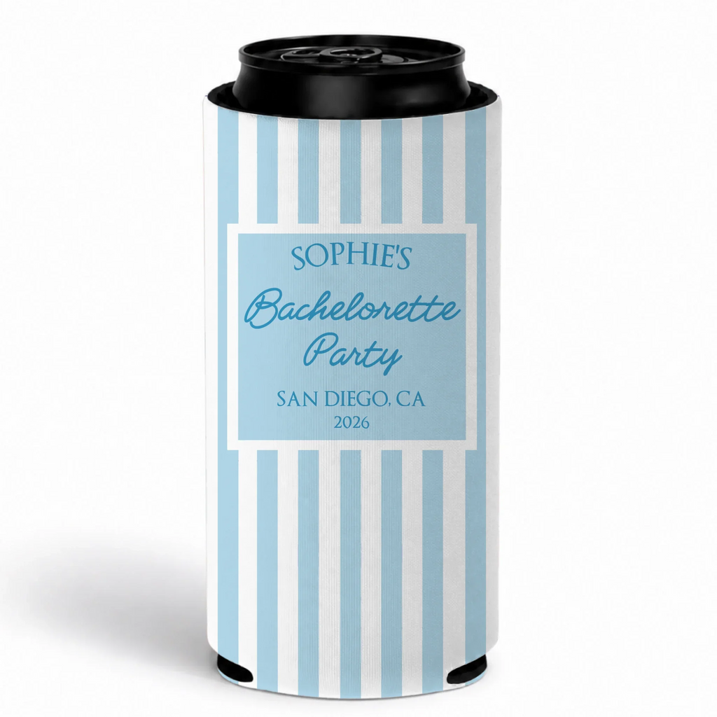 My Party - Personalized Skinny Can Cooler