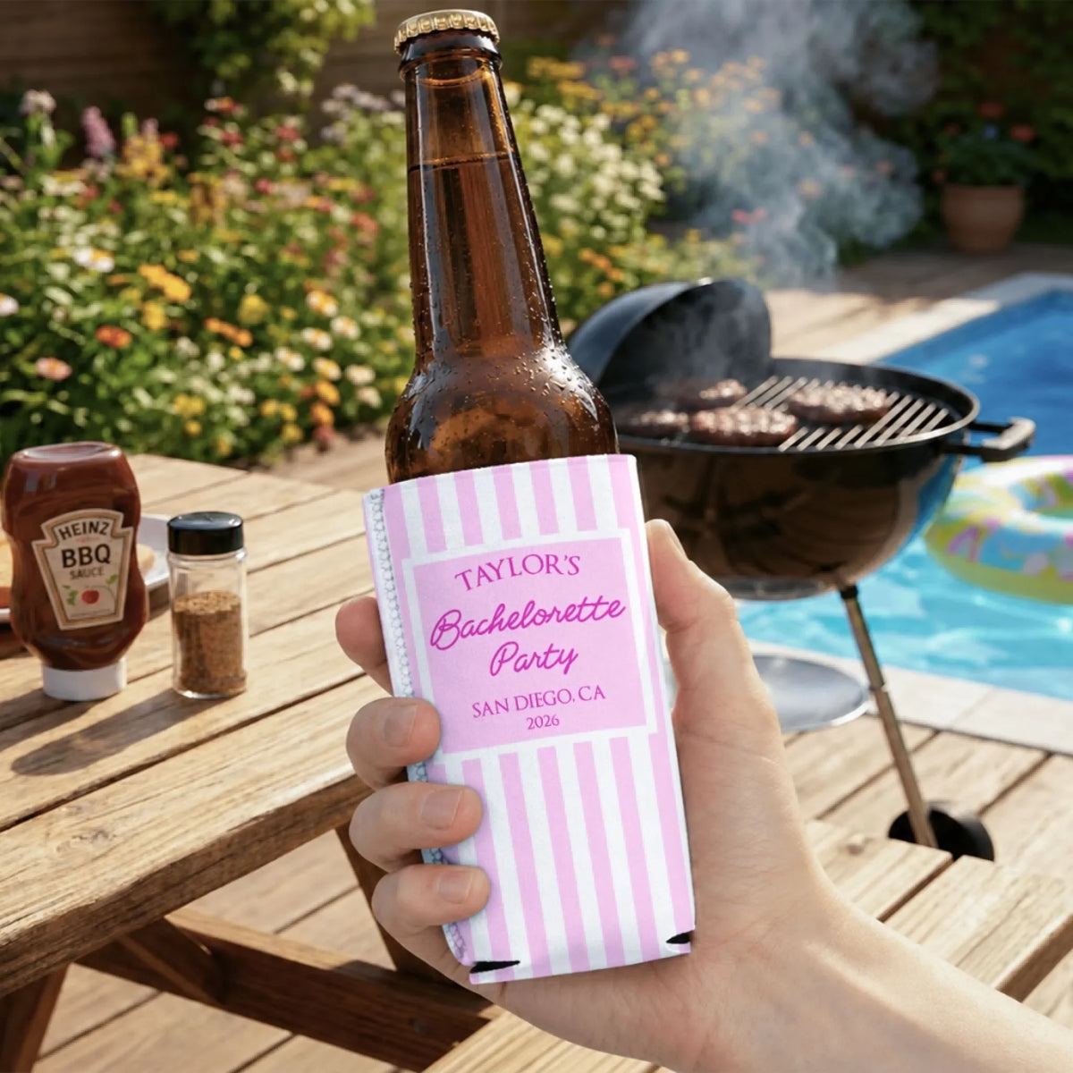 My Party - Personalized Skinny Can Cooler