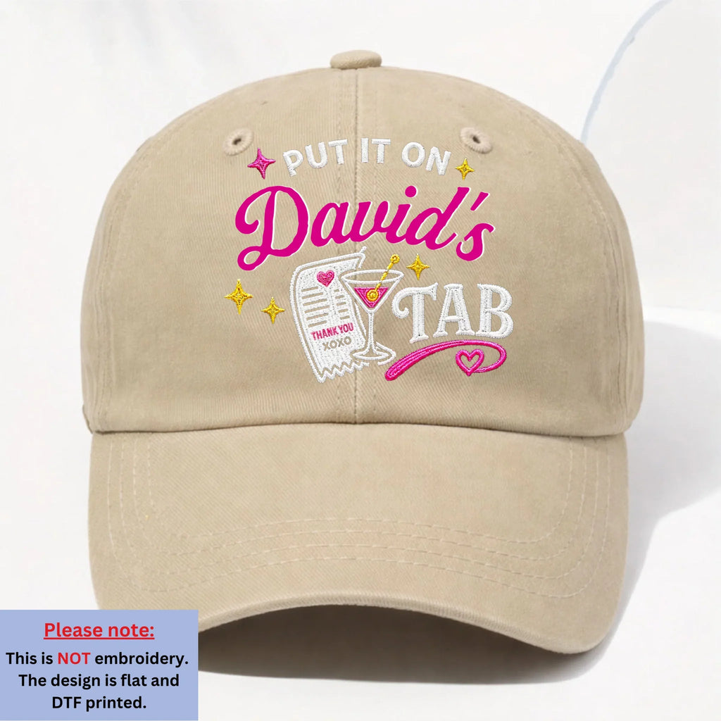 Hubby Approved Purchase - Personalized Vintage Washed Denim Cap