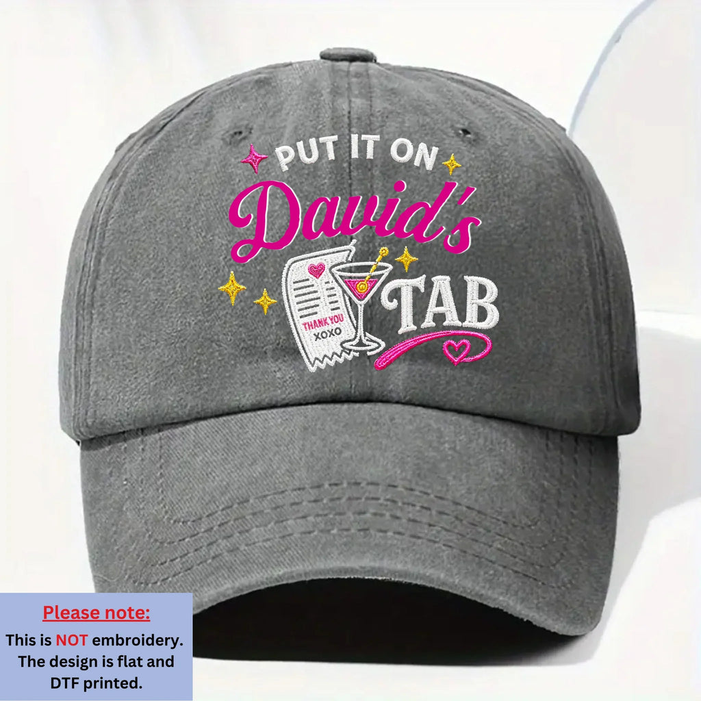 Hubby Approved Purchase - Personalized Vintage Washed Denim Cap