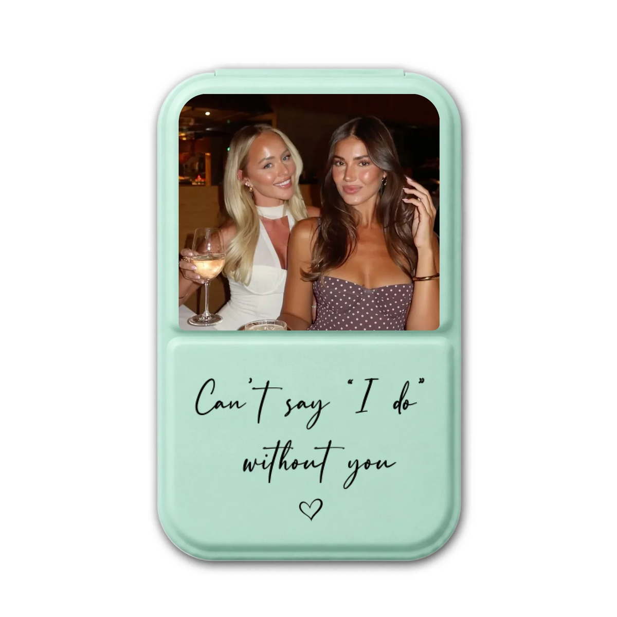 Will You Be My Bridesmaid - Personalized Pocket Leather Mirror