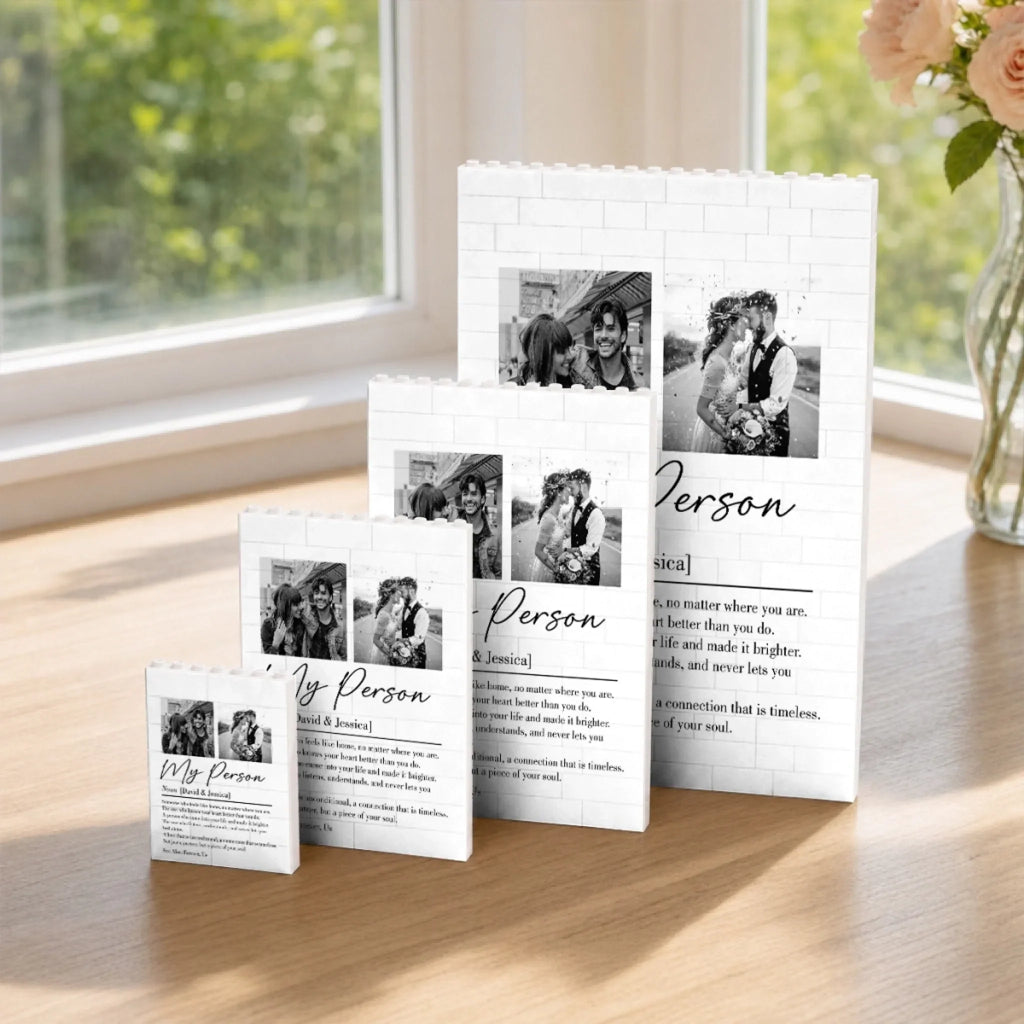 My Person My Greatest Blessing - Personalized Rectangle Building Brick Blocks