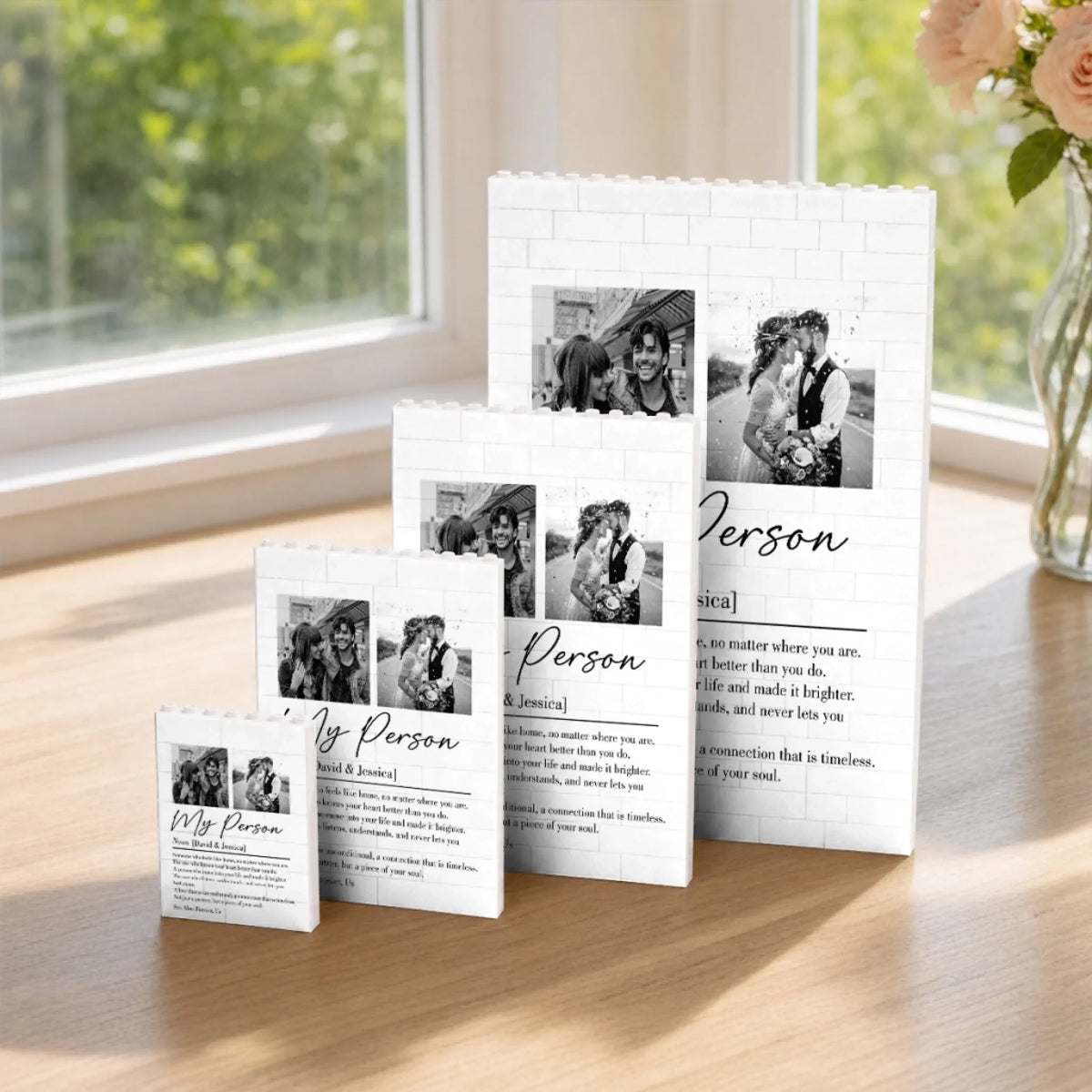 My Person My Greatest Blessing - Personalized Rectangle Building Brick Blocks