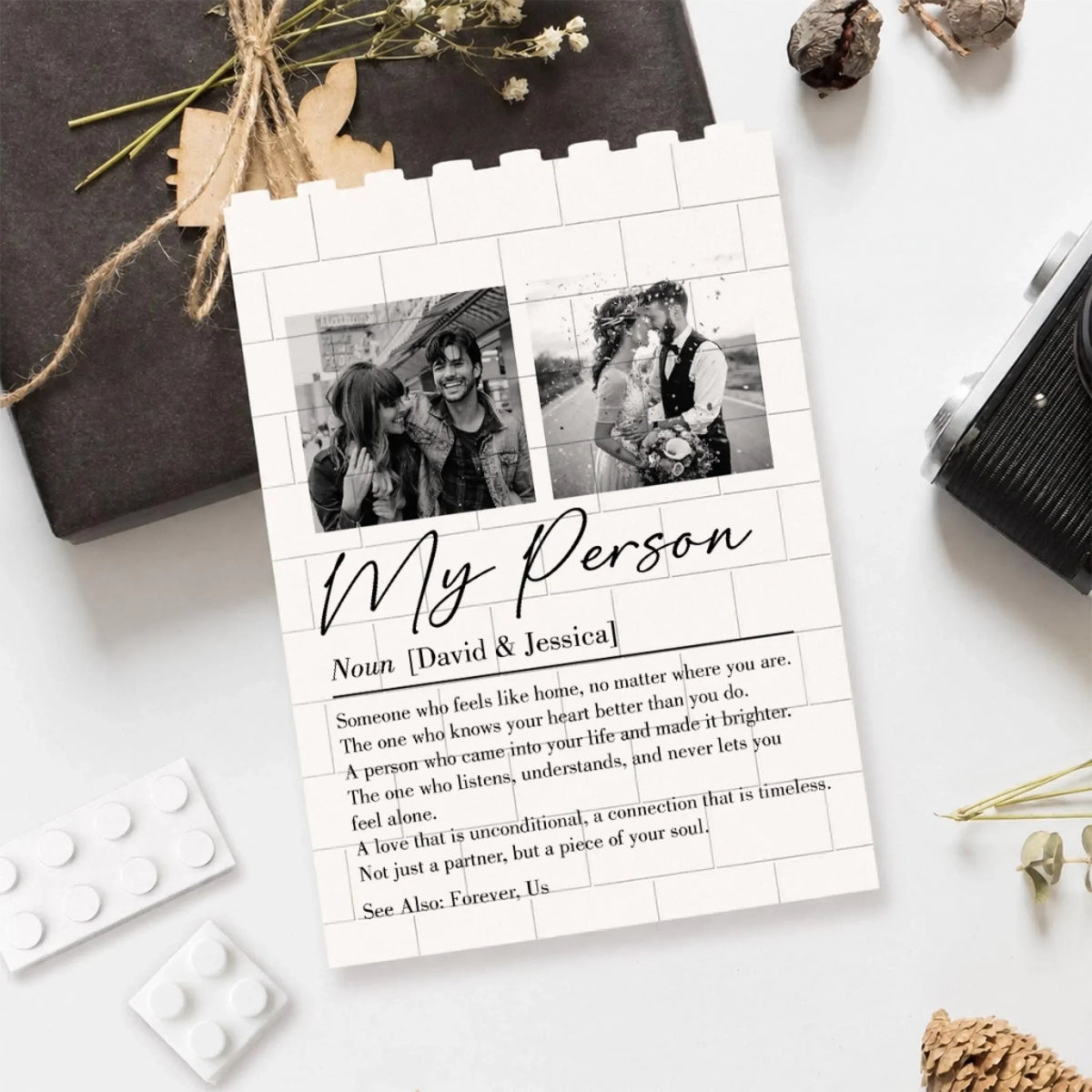 My Person My Greatest Blessing - Personalized Rectangle Building Brick Blocks