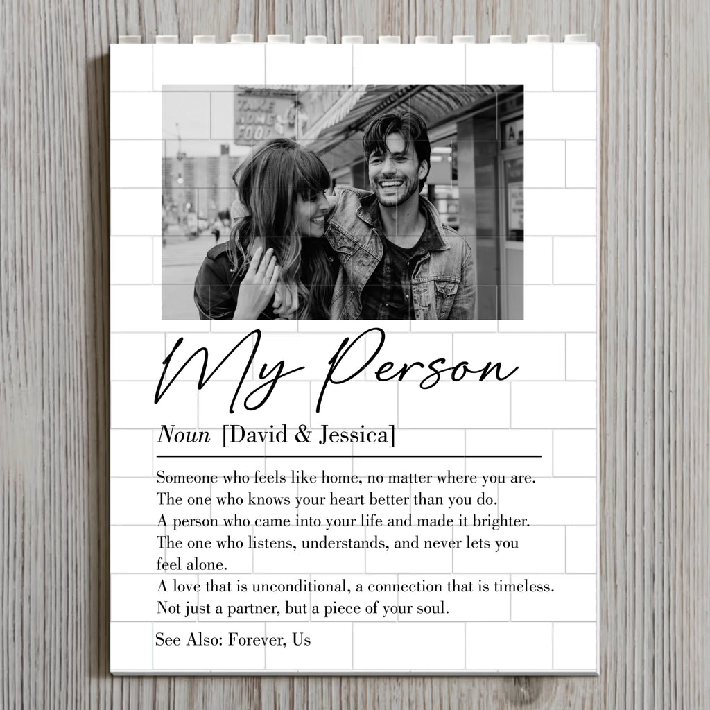 My Person My Greatest Blessing - Personalized Rectangle Building Brick Blocks
