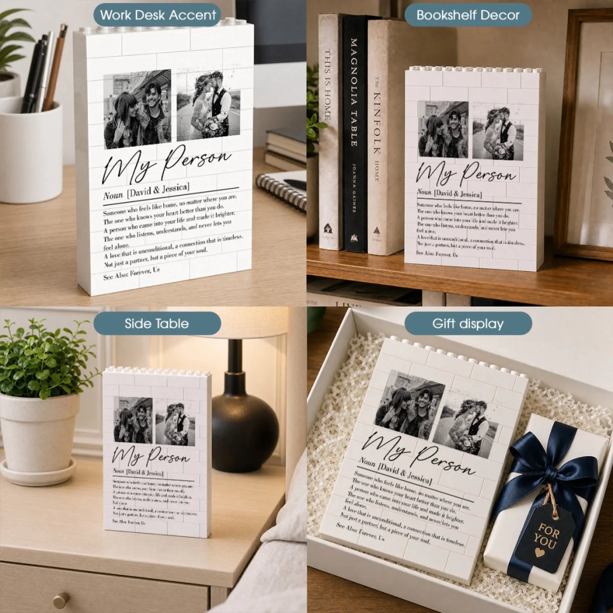 My Person My Greatest Blessing - Personalized Rectangle Building Brick Blocks