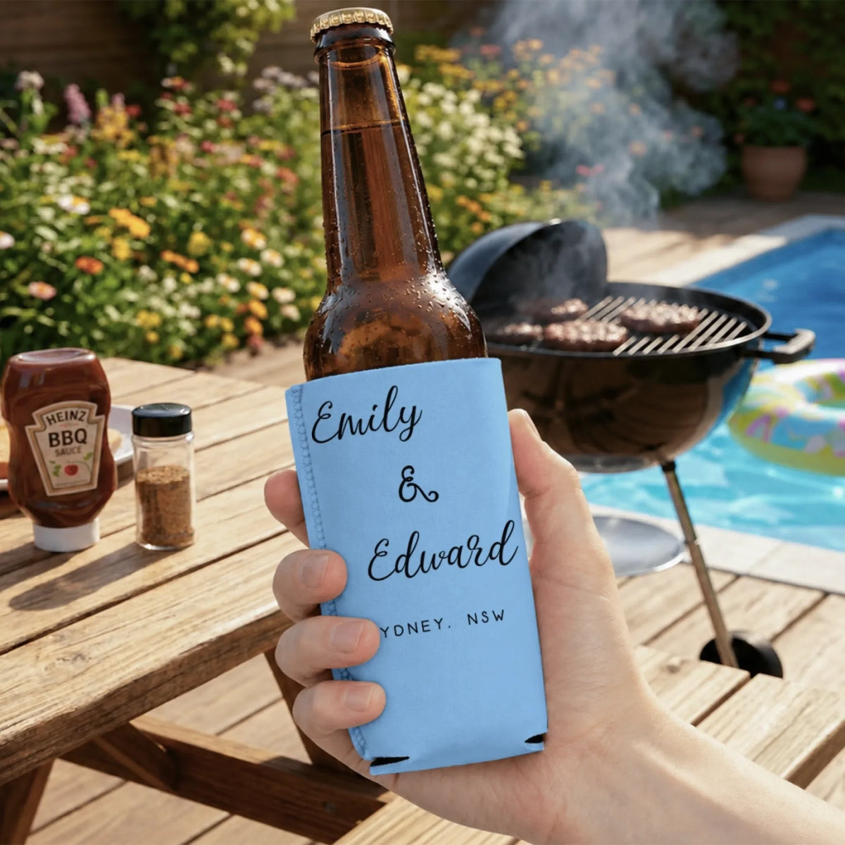 Cheers To Forever - Personalized Skinny Can Cooler