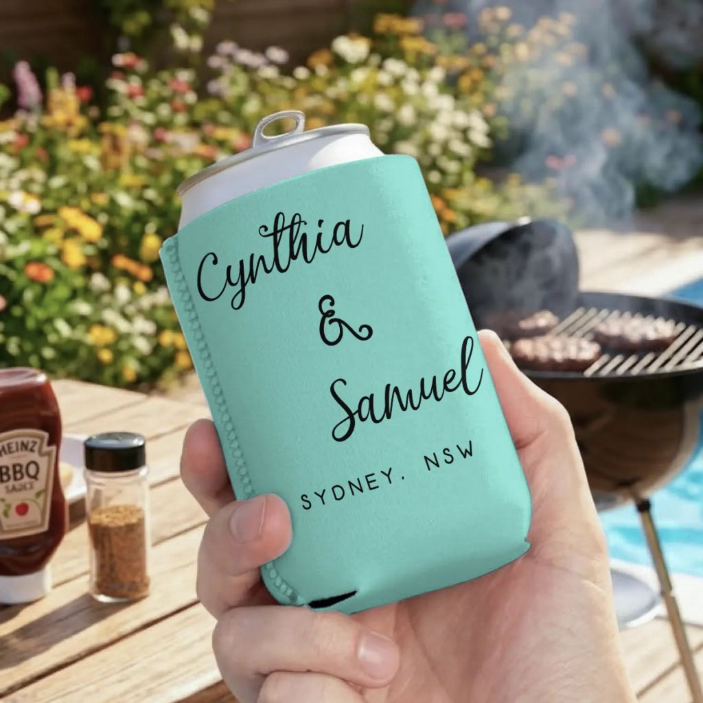 Cheers To Forever - Personalized Skinny Can Cooler