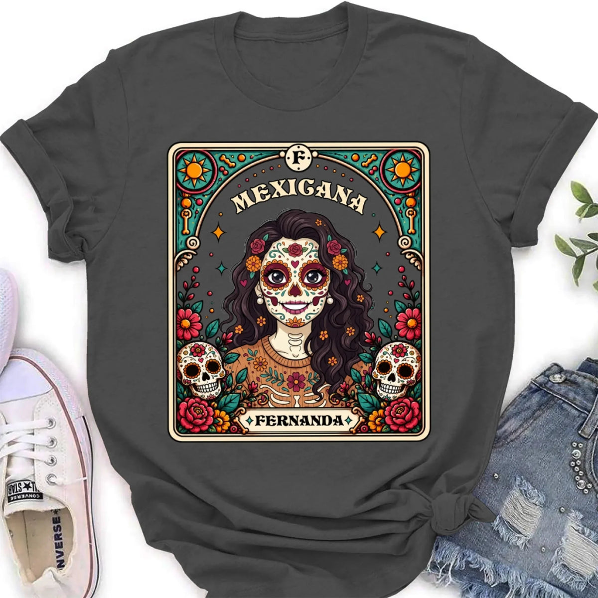 Custom Photo Christmas & Birthday Keepsake Gift • Strong Latina - Personalized Shirt