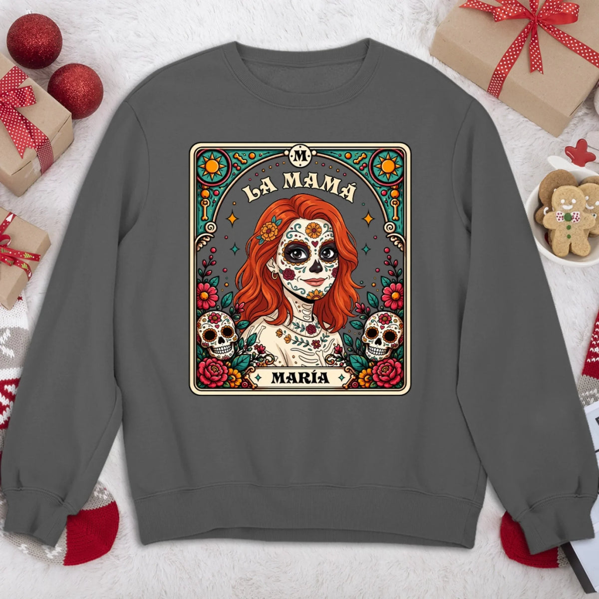 Custom Photo Christmas & Birthday Keepsake Gift • Strong Latina - Personalized Shirt