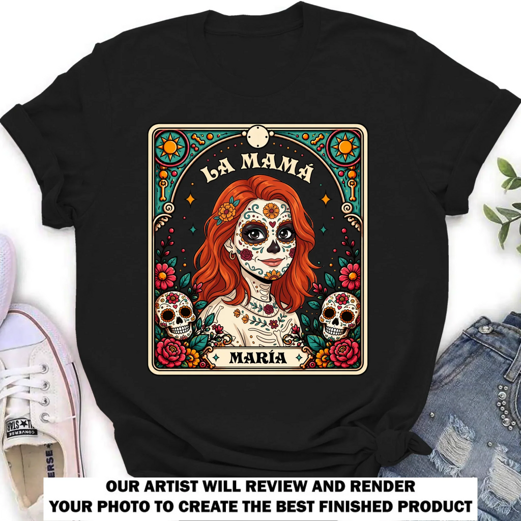 Custom Photo Christmas & Birthday Keepsake Gift • Strong Latina - Personalized Shirt