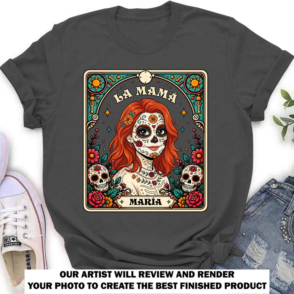 Custom Photo Christmas & Birthday Keepsake Gift • Strong Latina - Personalized Shirt
