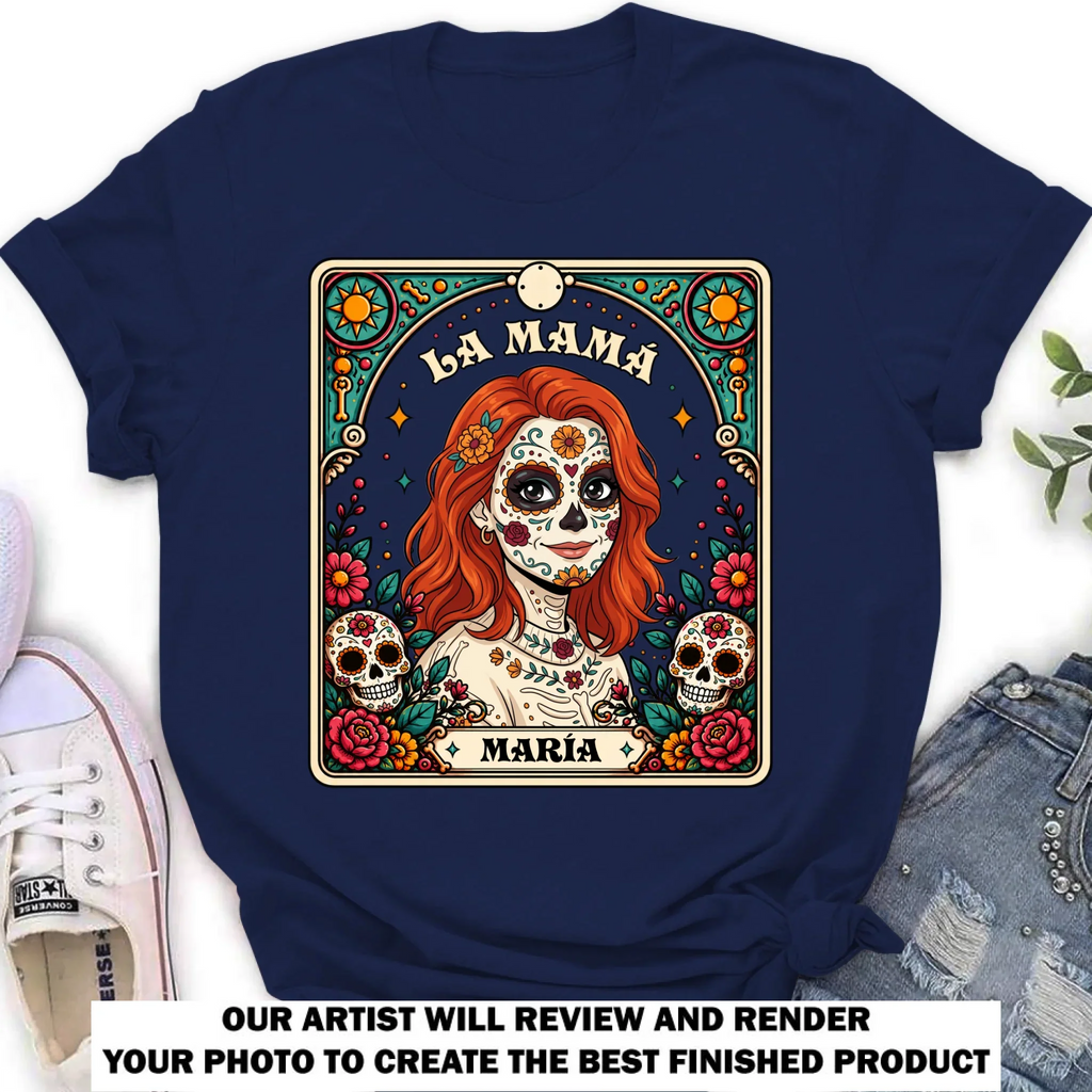 Custom Photo Christmas & Birthday Keepsake Gift • Strong Latina - Personalized Shirt