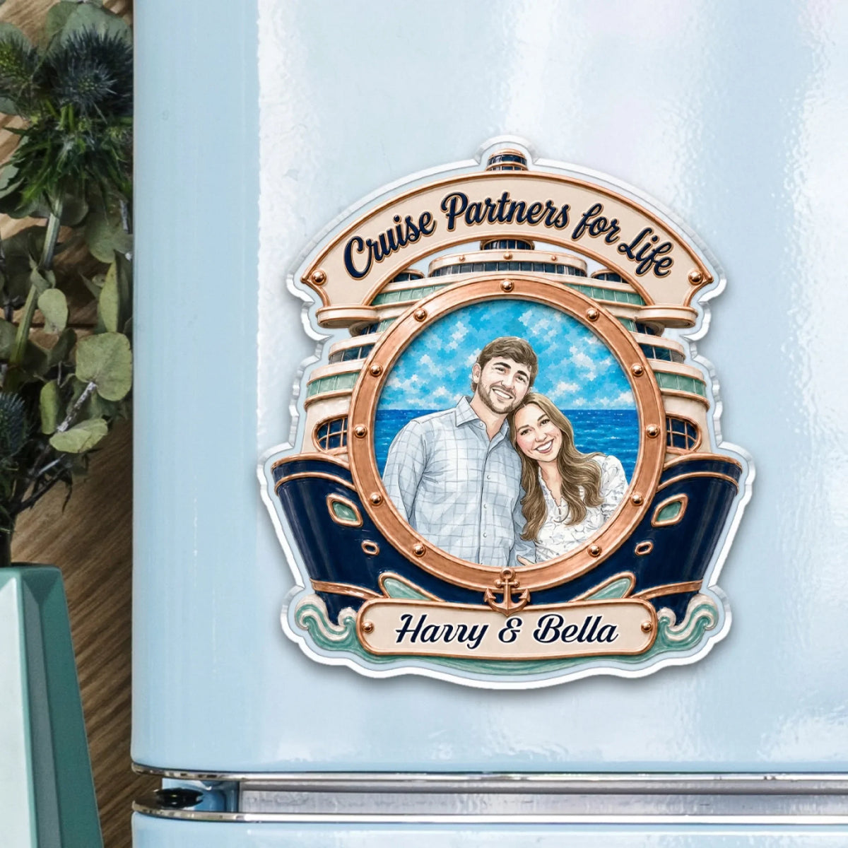 Our Summer - Personalized Acrylic Magnet