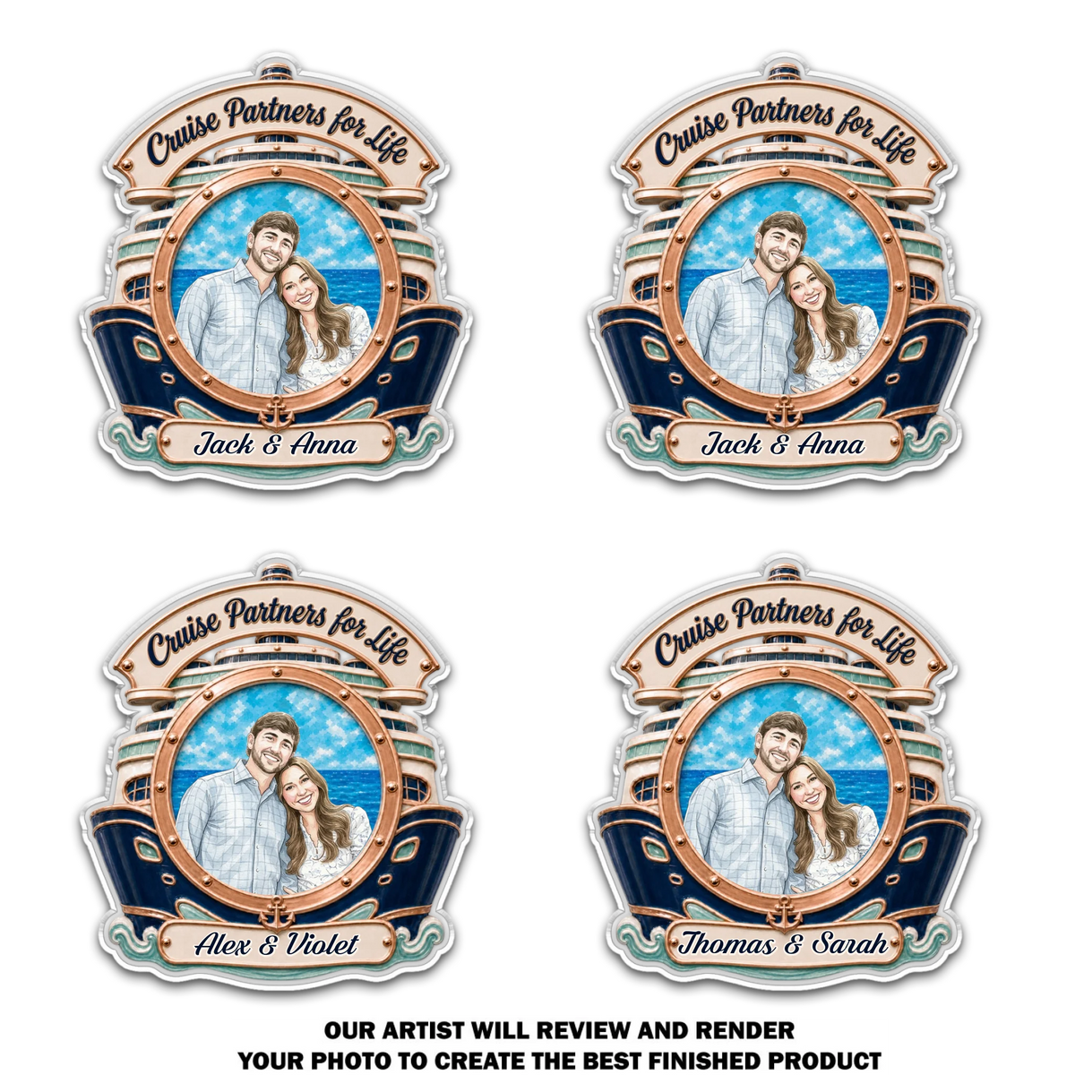Our Summer - Personalized Acrylic Magnet