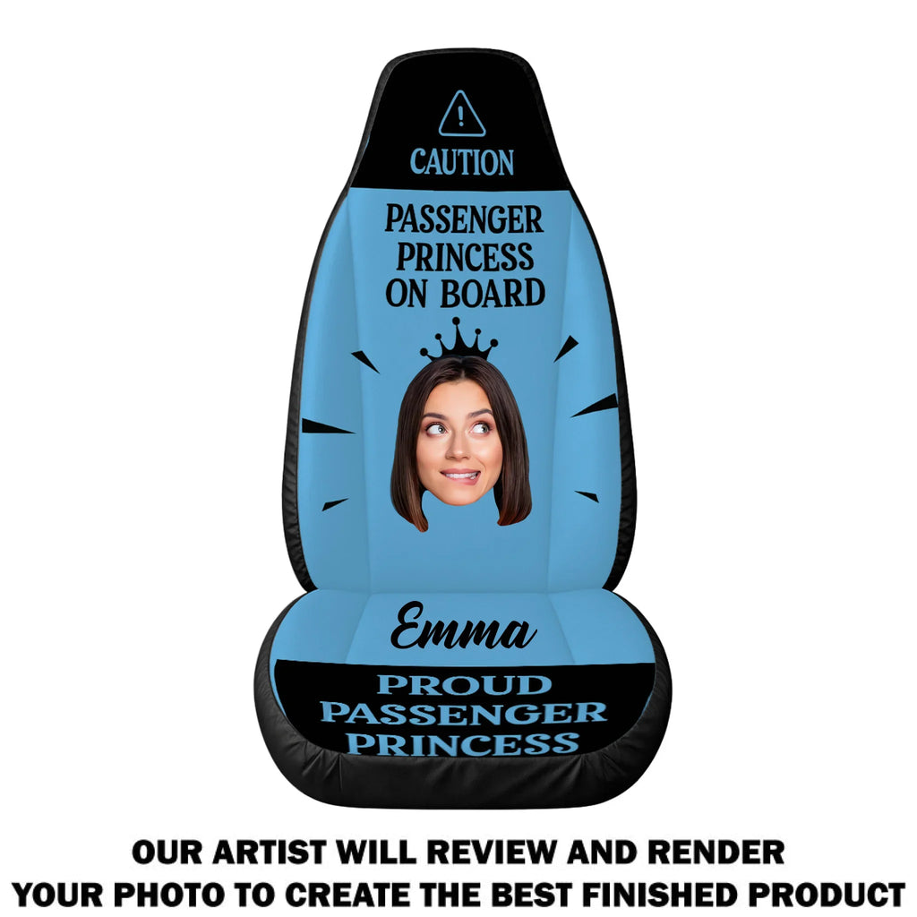 Queen Of Every Road Trip - Personalized Car Seat Cover