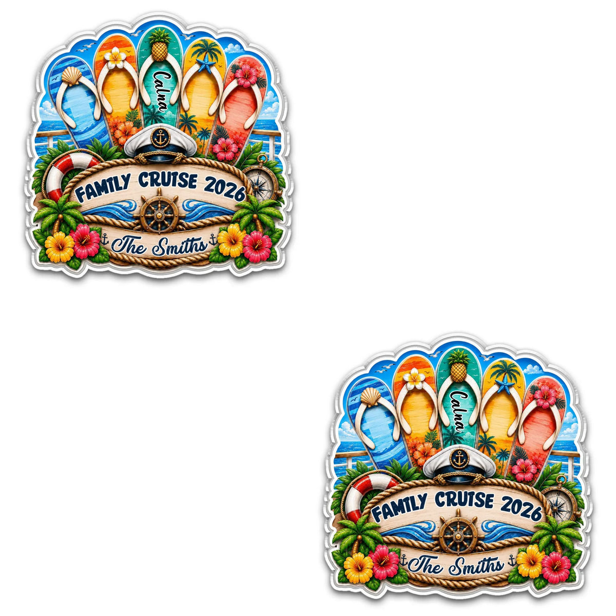 Family Cruise - Personalized Acrylic Magnet