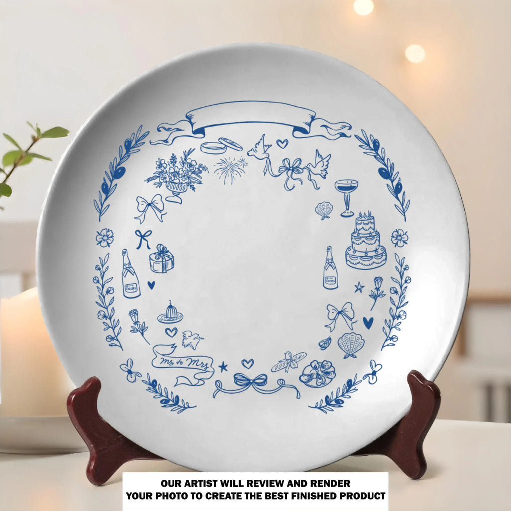 Our Wedding - Personalized Plate