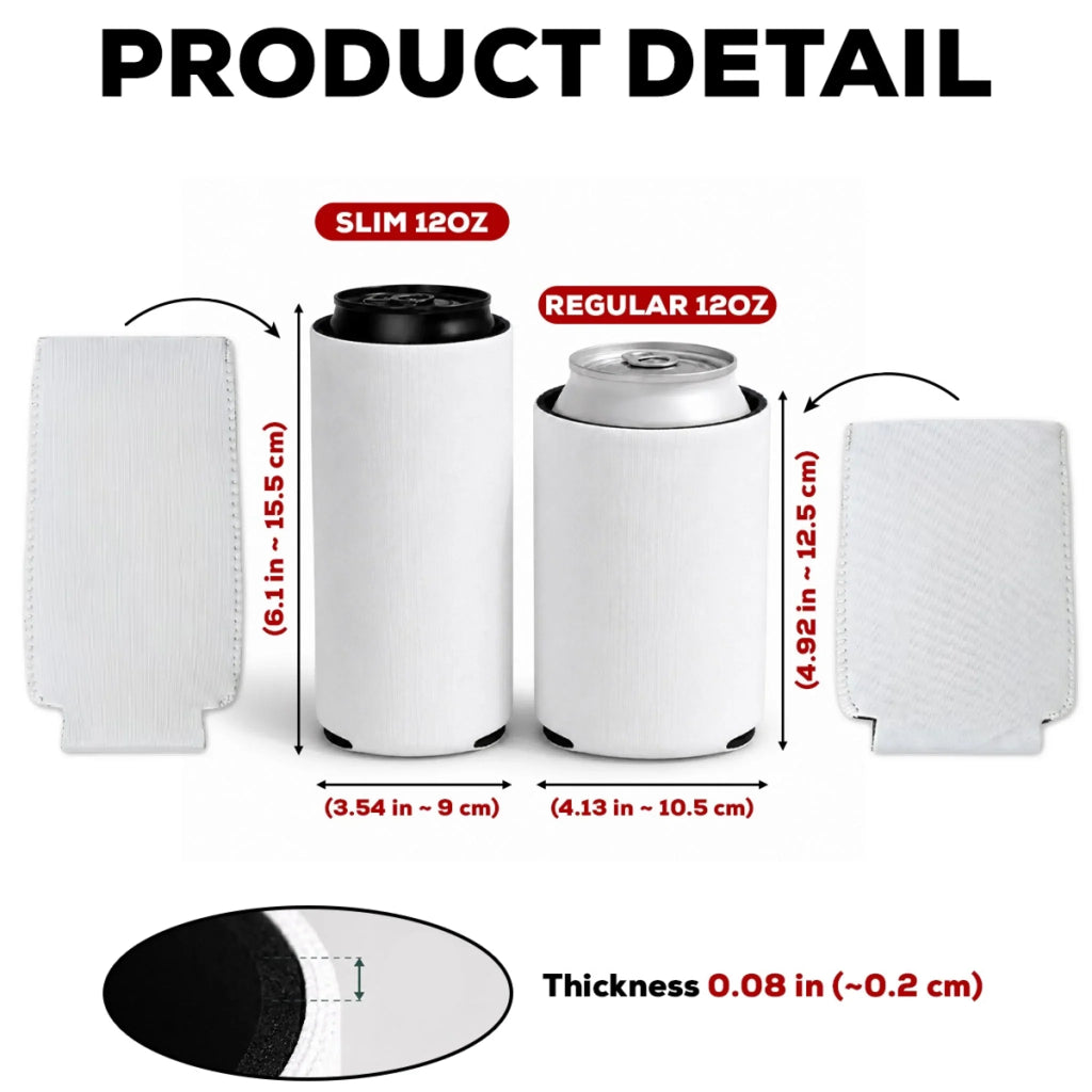 Who Is This - Personalized Skinny Can Cooler