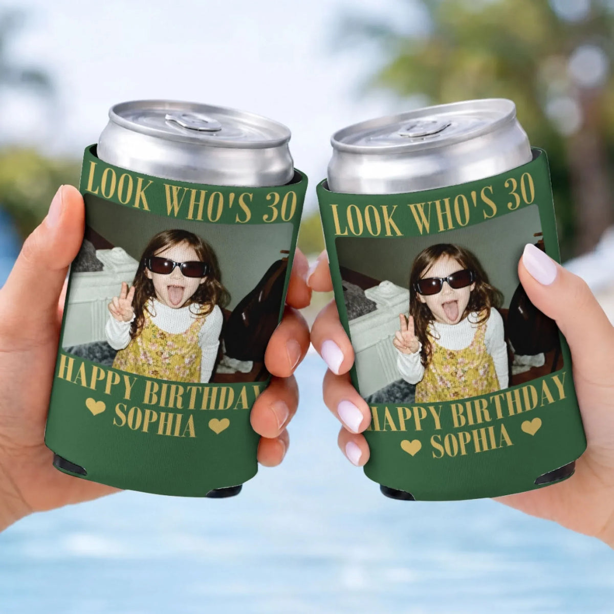 Who Is This - Personalized Skinny Can Cooler