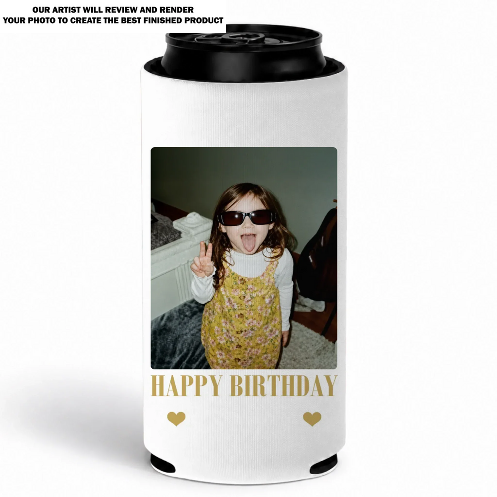 Who Is This - Personalized Skinny Can Cooler