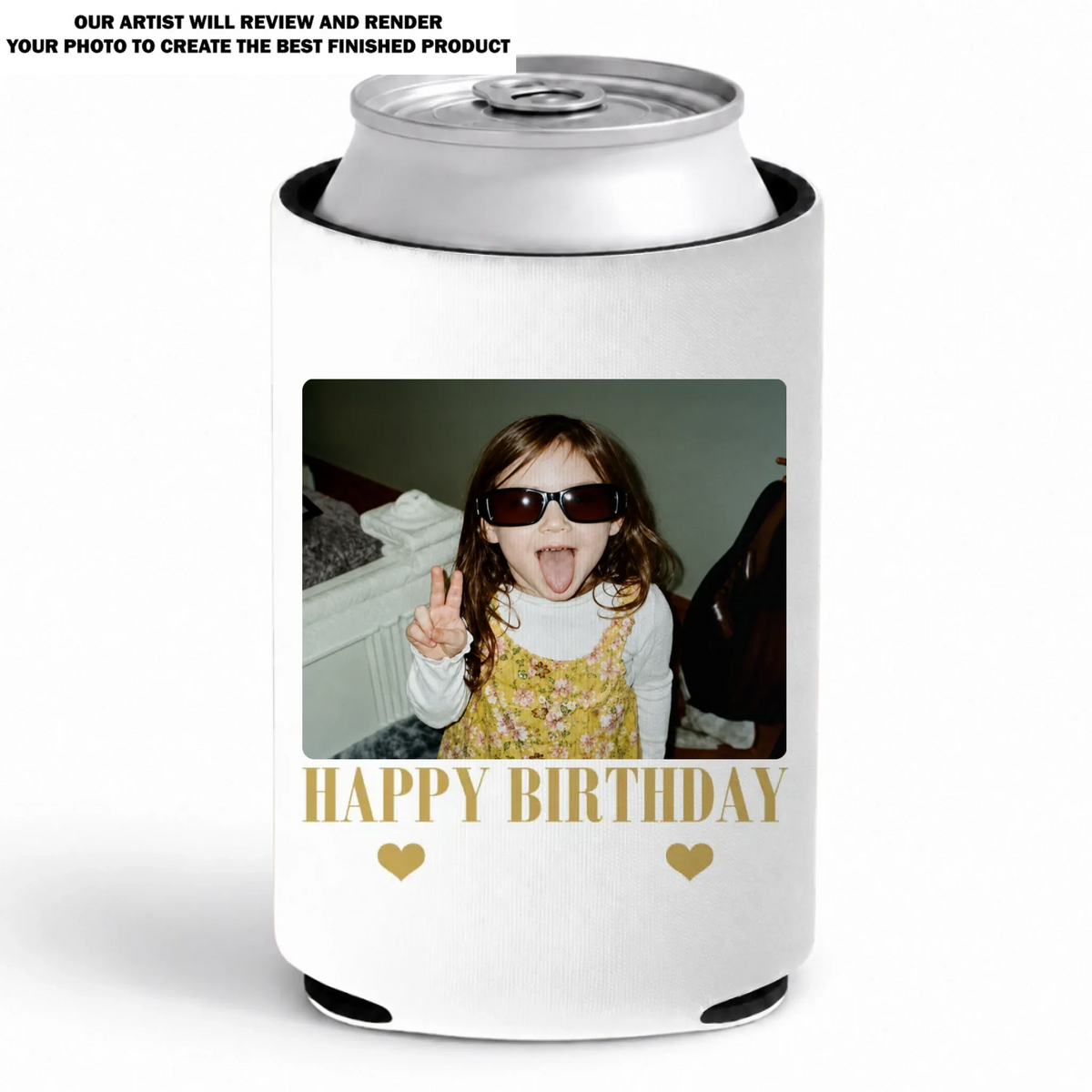 Who Is This - Personalized Skinny Can Cooler
