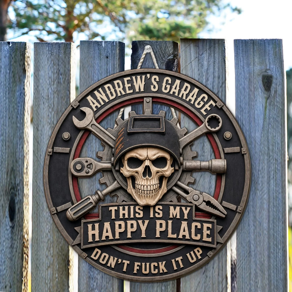 Custom Husband Anniversary Wall Decor Keepsake Gift • Dont Fvck It Up - Personalized Wood Sign