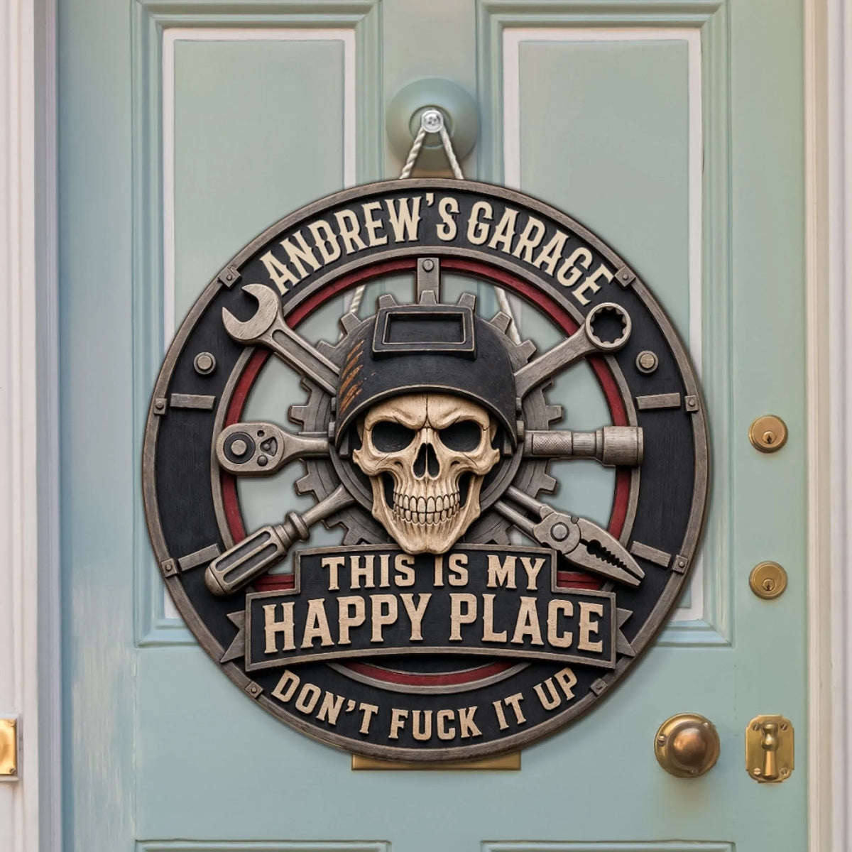 Custom Husband Anniversary Wall Decor Keepsake Gift • Dont Fvck It Up - Personalized Wood Sign