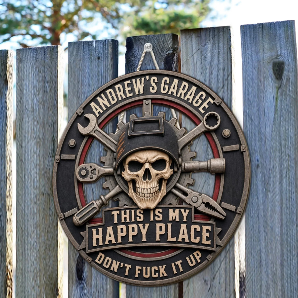 Custom Husband Anniversary Wall Decor Keepsake Gift • Dont Fvck It Up - Personalized Wood Sign