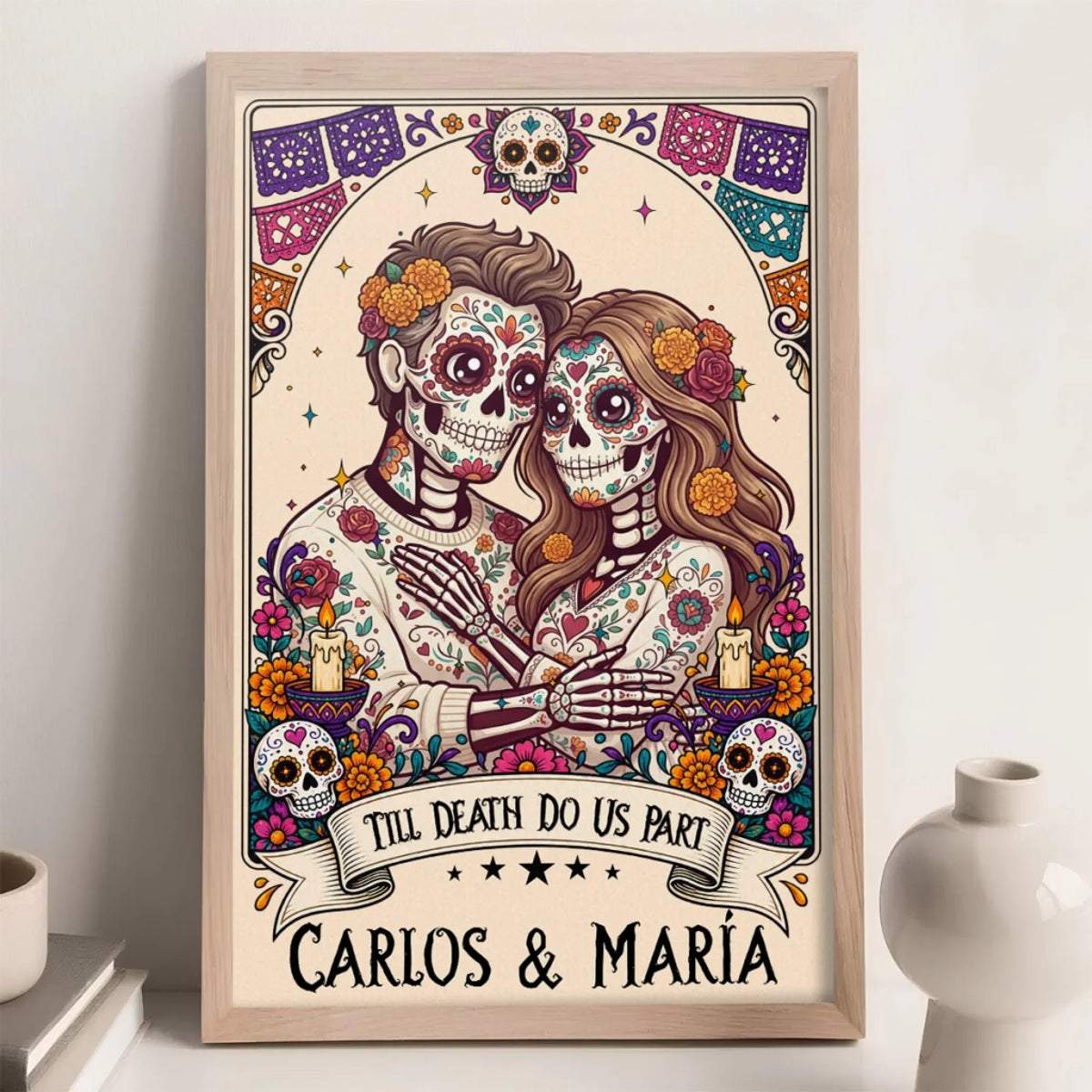 Till Death Do Us Part - Personalized Poster