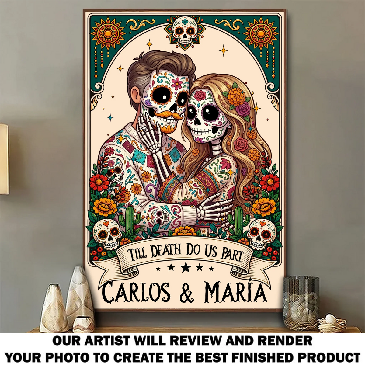 Till Death Do Us Part - Personalized Poster