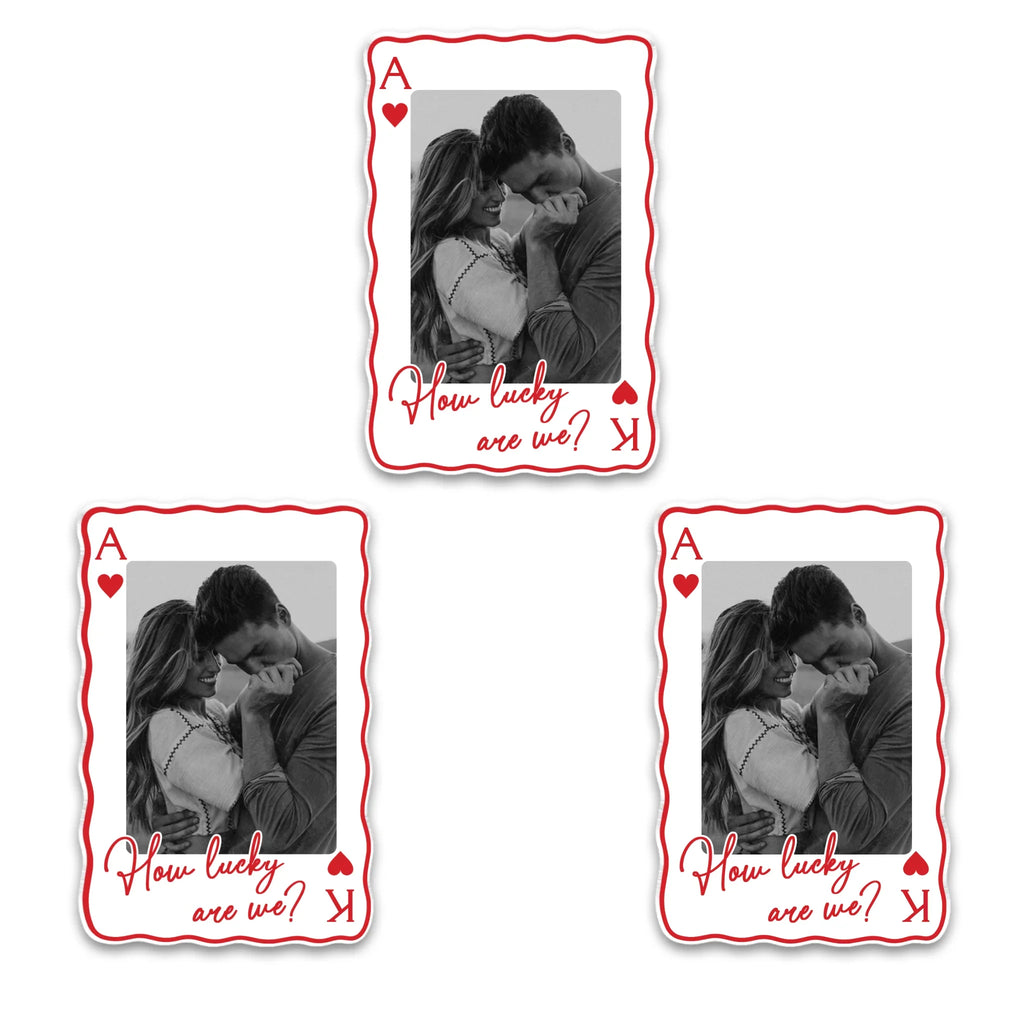 How Lucky We Are - Personalized Acrylic Magnet