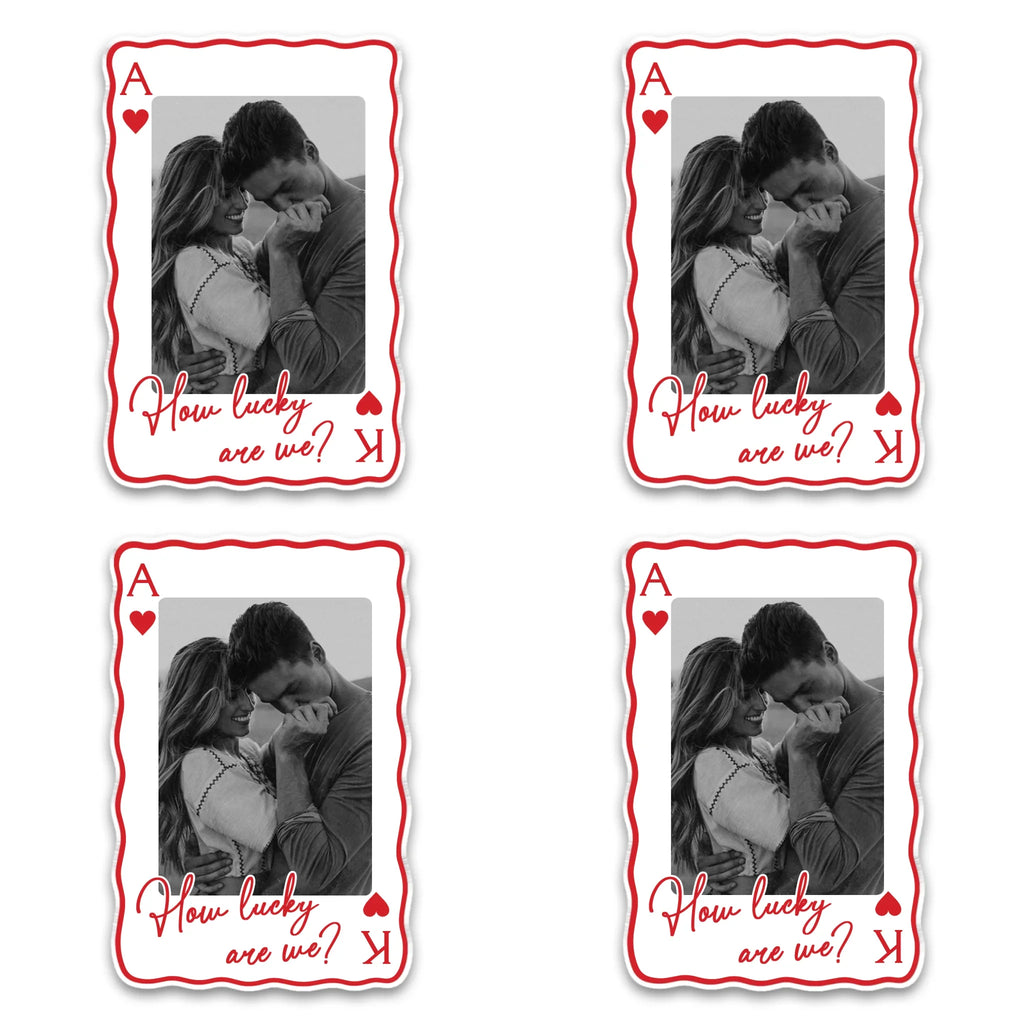 How Lucky We Are - Personalized Acrylic Magnet