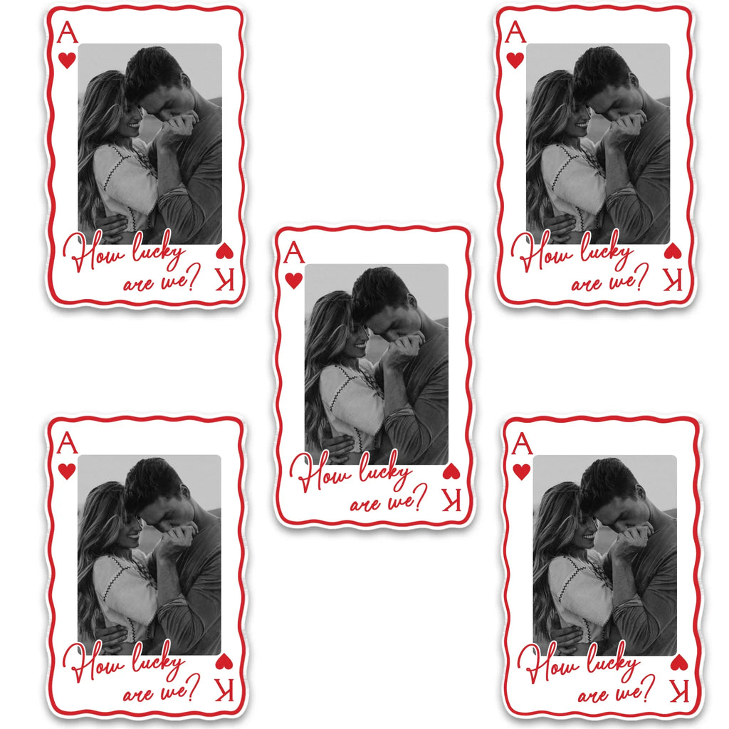 How Lucky We Are - Personalized Acrylic Magnet