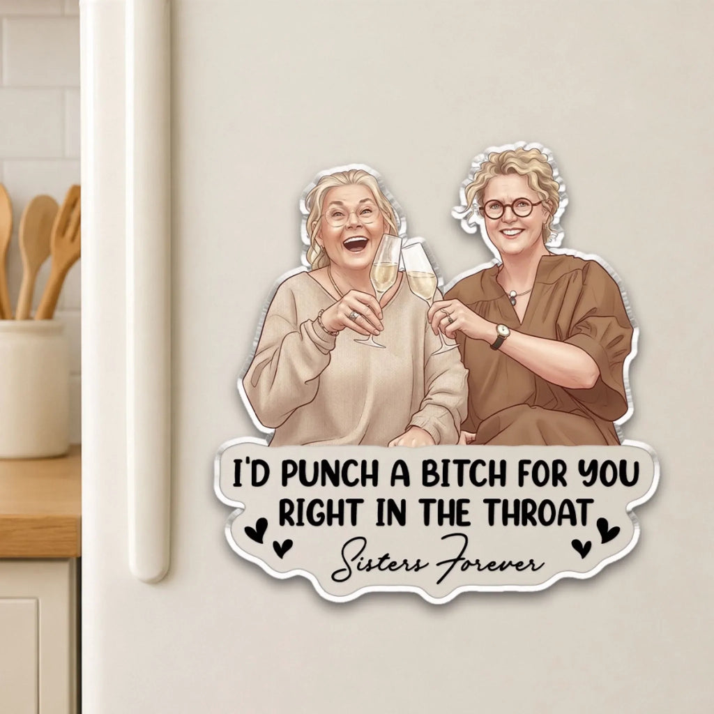 Besties Forever - Personalized Acrylic Magnet