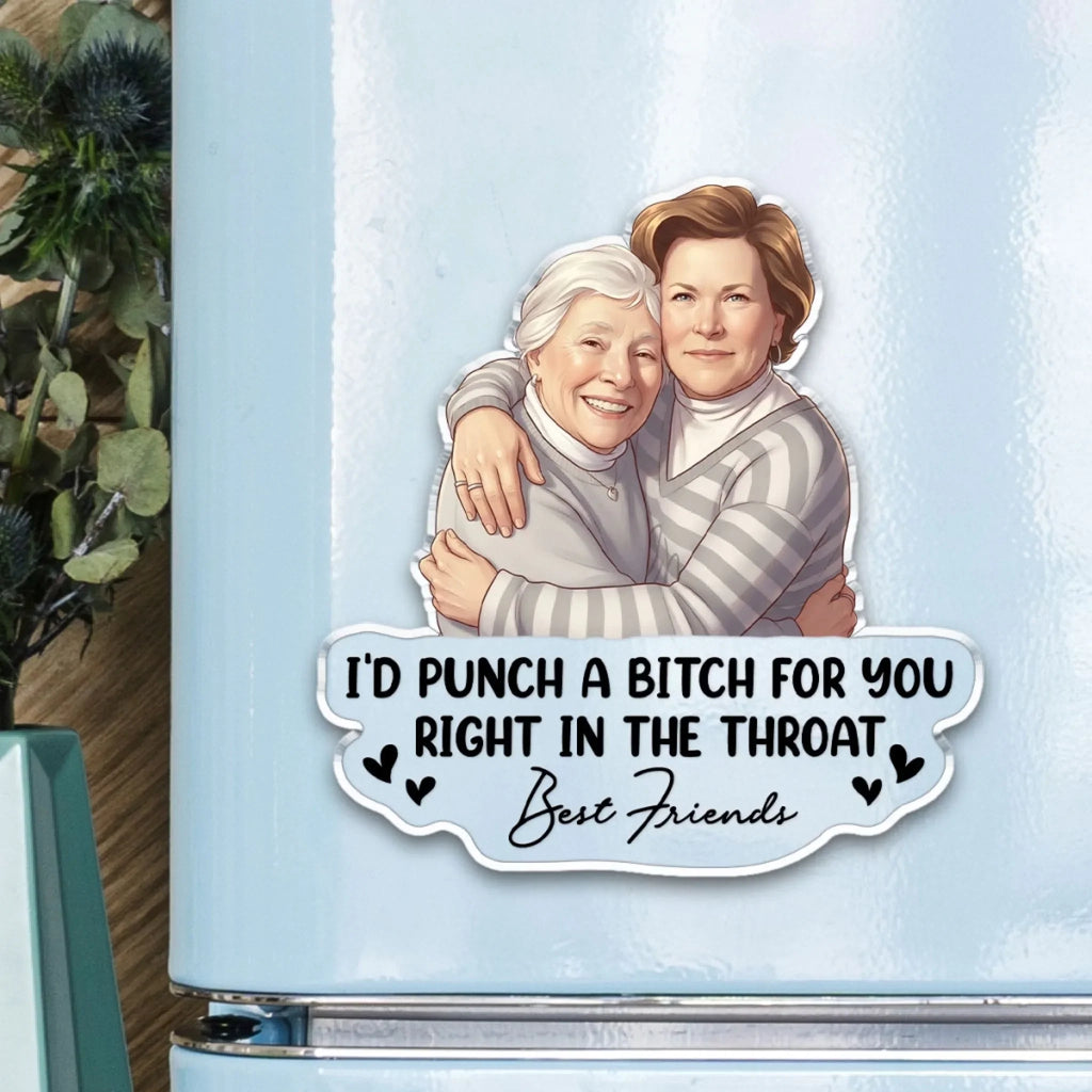 Besties Forever - Personalized Acrylic Magnet