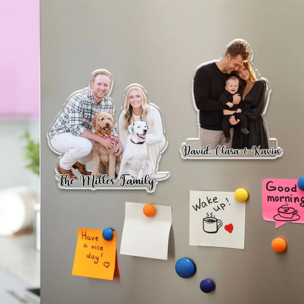 Custom Photo Family - Personalized Acrylic Magnet