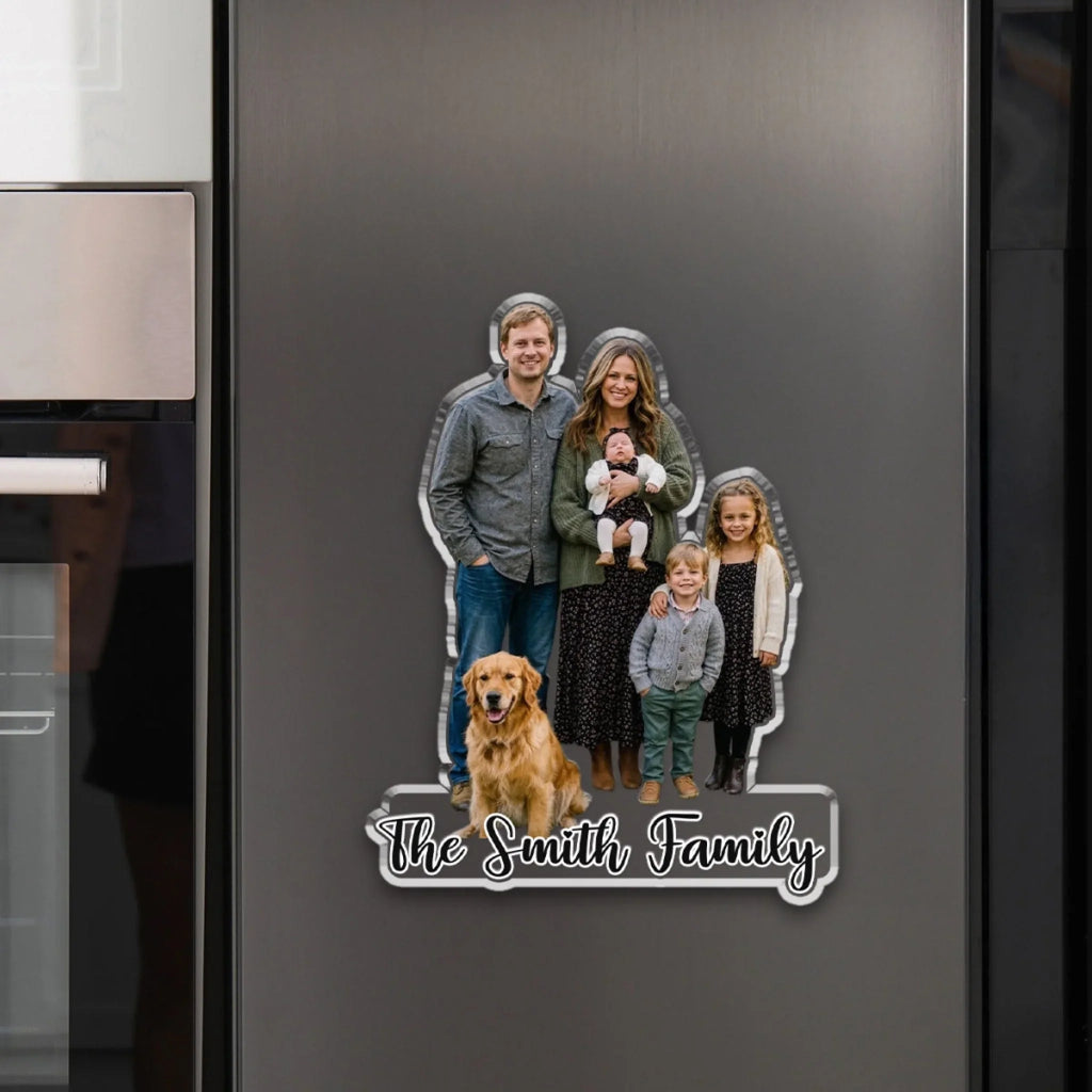 Custom Photo Family - Personalized Acrylic Magnet
