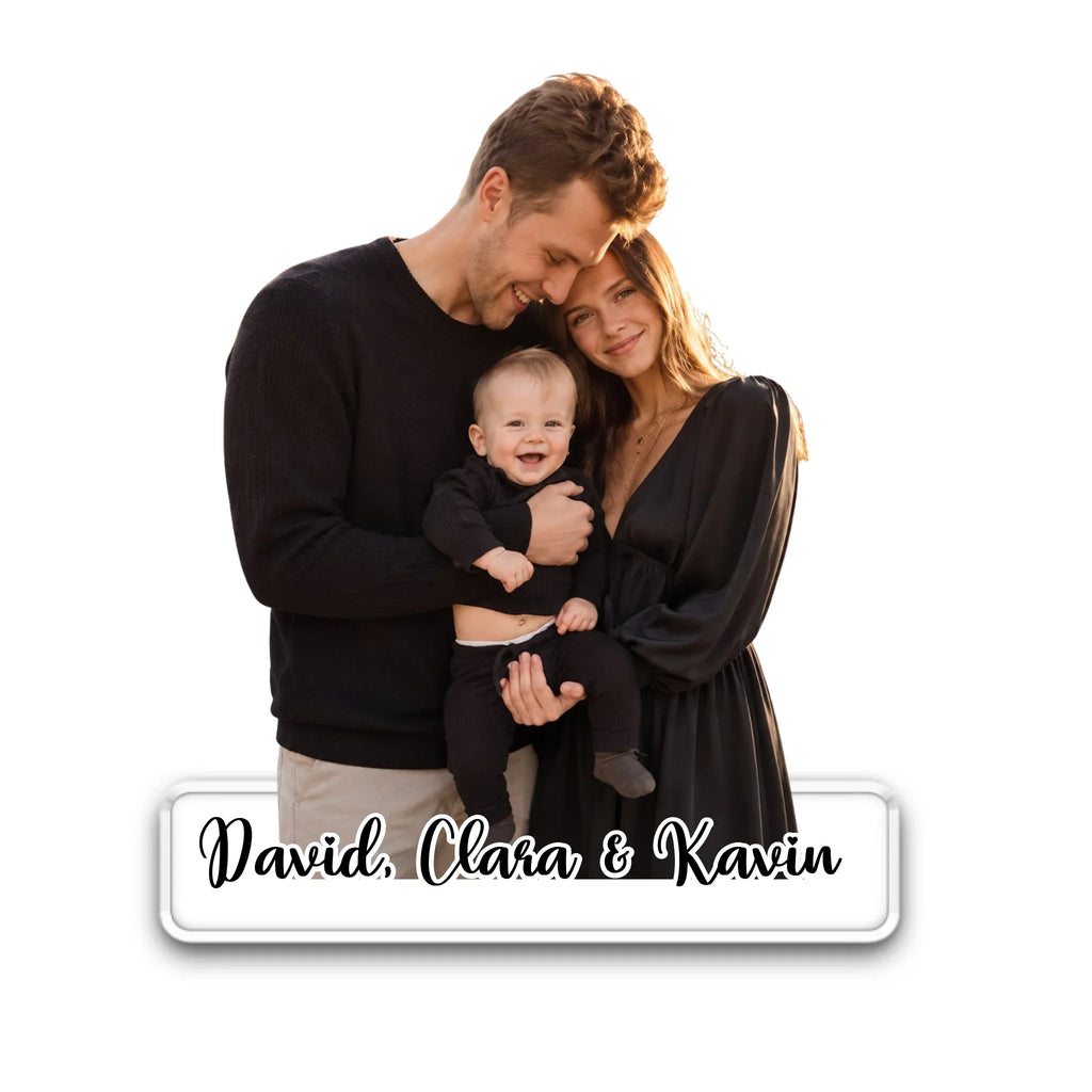 Custom Photo Family - Personalized Acrylic Magnet