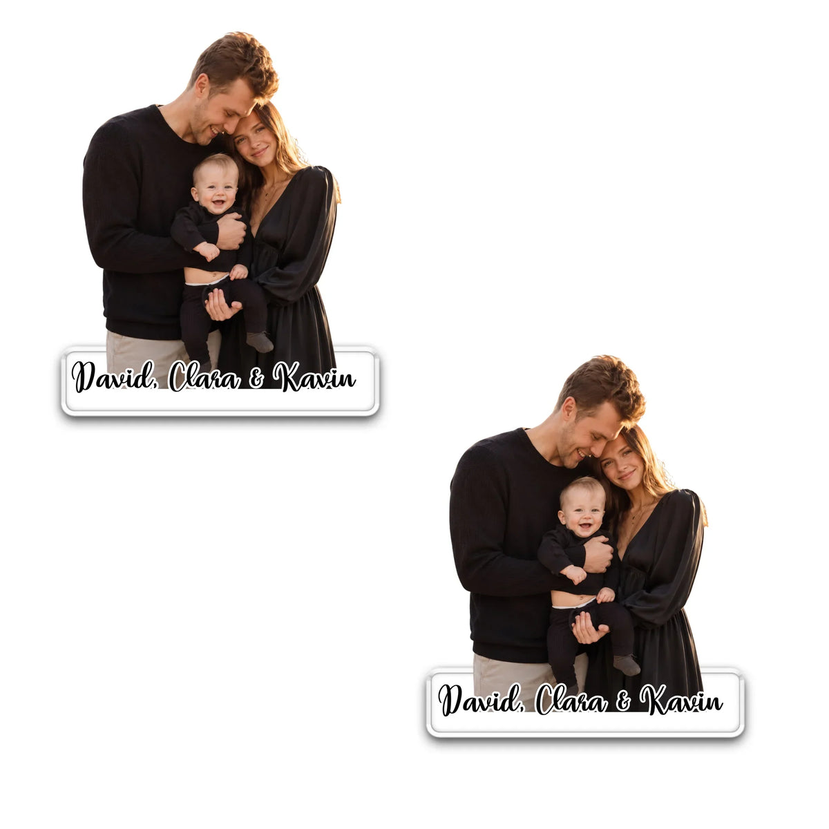 Custom Photo Family - Personalized Acrylic Magnet