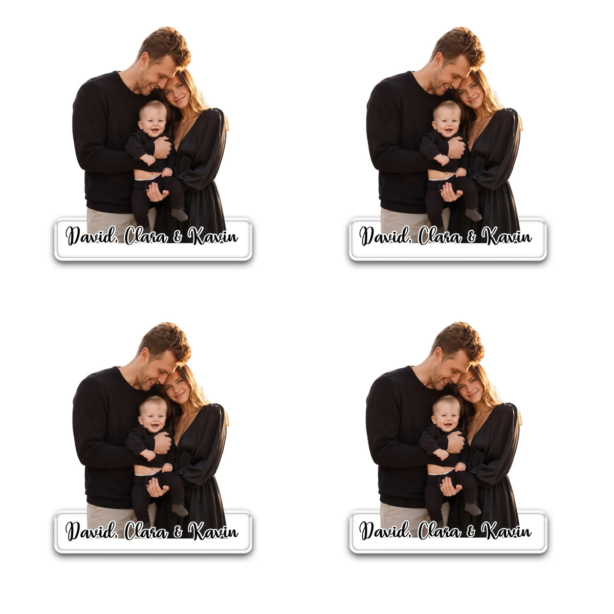 Custom Photo Family - Personalized Acrylic Magnet