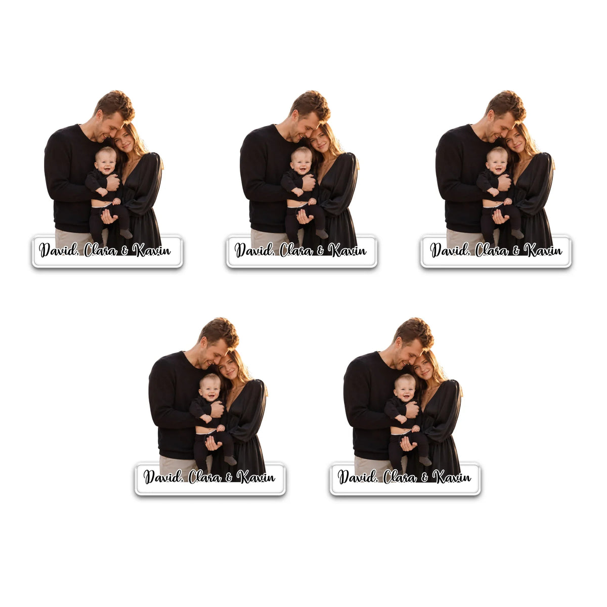 Custom Photo Family - Personalized Acrylic Magnet