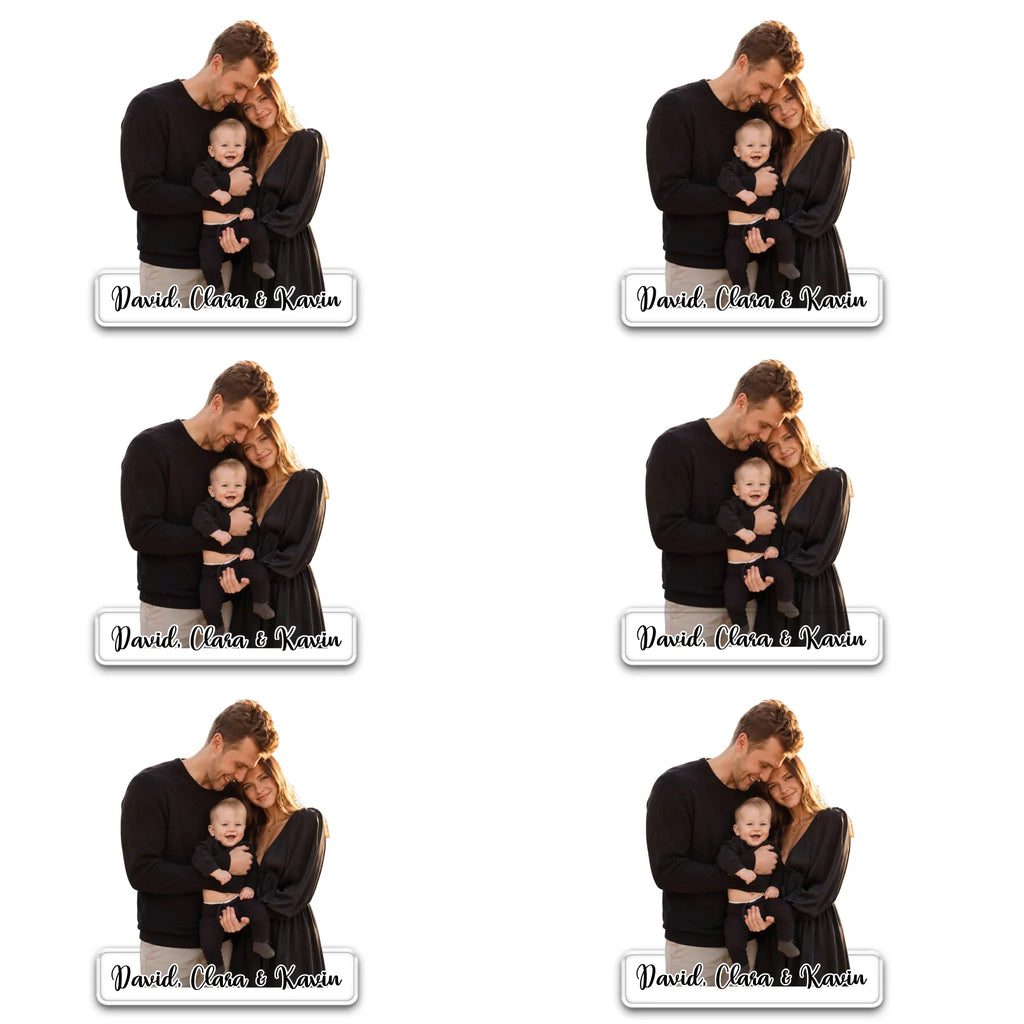 Custom Photo Family - Personalized Acrylic Magnet