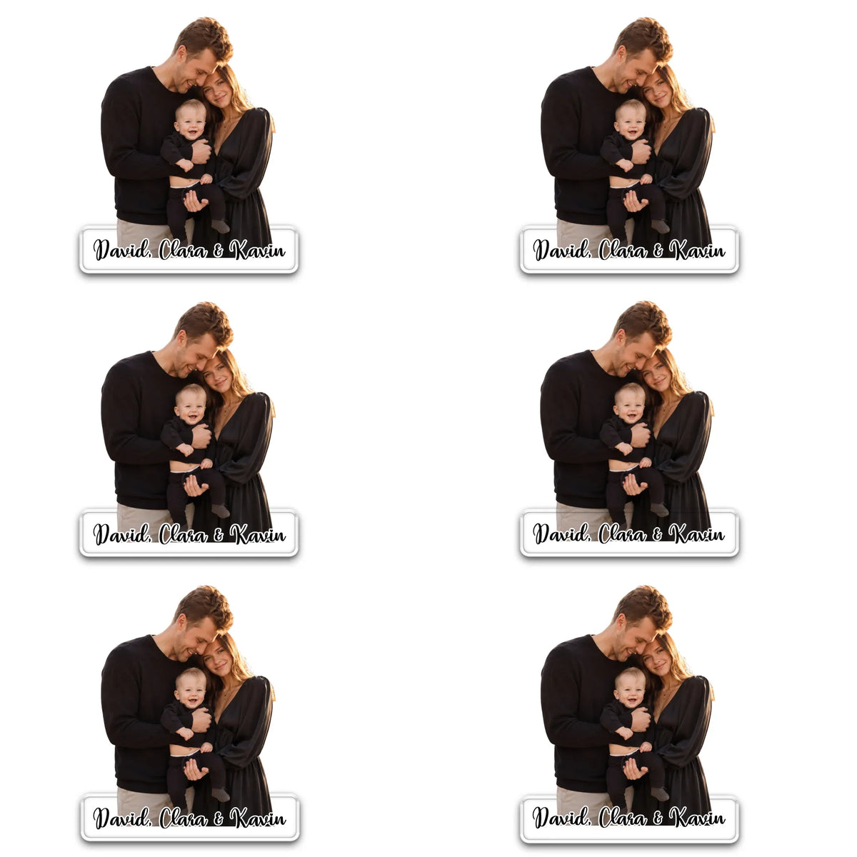 Custom Photo Family - Personalized Acrylic Magnet